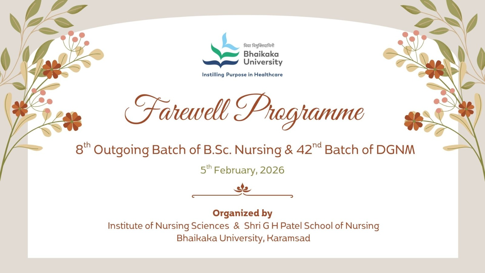 farewell ceremony